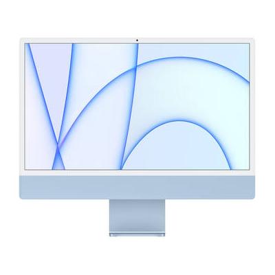 Apple 24" iMac with M1 Chip (Mid 2021, Blue) Z12W000NV