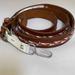 American Eagle Outfitters Accessories | American Eagle Outfitters Skinny Embellished Belt | Color: Brown/Pink | Size: Small