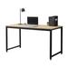 Inbox Zero Multi-Functional Computer Desk 1260 Metal in Black | 29.5 H x 55.1 W x 23.6 D in | Wayfair 434DABEFCF0F40E48078E253B8F152EA