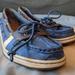 Coach Shoes | Coach Boat Shoes Size 8 | Color: Blue | Size: 8