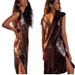 Anthropologie Dresses | Anthropologie Kara Sequined V-Back Mini Dress Chocolate Brown Women’s Size Xs | Color: Brown | Size: Xs