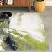 Gray/Green 108 x 79 x 0.51 in Area Rug - Wade Logan® Rizer Abstract Area Rug Polypropylene | 108 H x 79 W x 0.51 D in | Wayfair