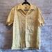 Columbia Shirts | Columbia Mens Pfg Fishing Shirt L Short Sleeve | Color: White/Yellow | Size: L