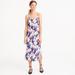 J. Crew Dresses | J. Crew Retro Floral Silk Halter Midi Dress | Color: Blue/Red | Size: 2