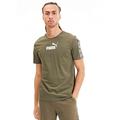 PUMA Men's Amplified TEE T-Shirt, Burnt Olive, XL