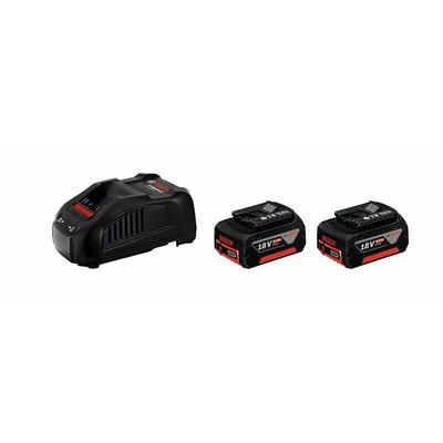 Bosch - Akku Starter-Set 18V mit 2x Akku gba 18V 5,0 Ah + Lader gal 1880 cv im Set