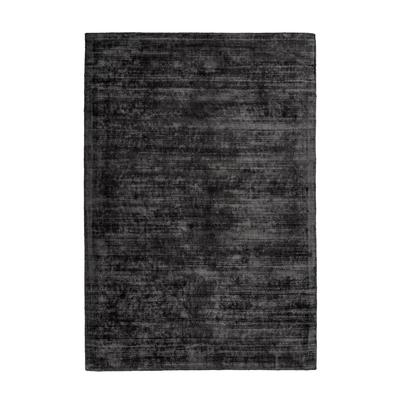 Tapis moderne en soie gris anthracite 160x230 cm