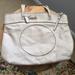 Coach Bags | Coach Leather Signature Op Art Laura Tote Embossed | Color: Cream | Size: Os