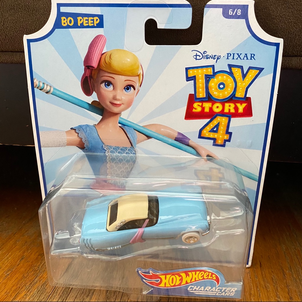 Disney Toys | Disney Pixar Toy Story 4 Bo Peep Hot Wheels Car | Color: Blue/Cream | Size: Os