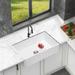 Aula 30"L X 20"W Fireclay Farmhouse Sink Single Bowl Apron Front Small Kitchen Sink Farm Sink Laundry Utility Sink | 9 H x 30 W x 20 D in | Wayfair