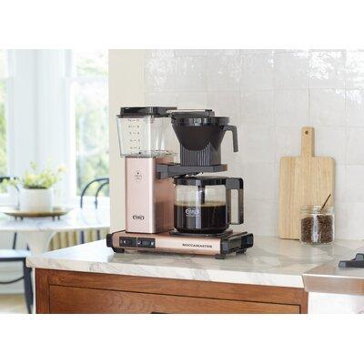 Moccamaster KBGV Select Coffee Maker Stainless Steel/Glass/Plastic/Metal in Brown | 14 H x 12.75 W x 6.5 D in | Wayfair 53935
