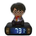 Lexibook RL800HP Reloj Despertador 3D Con sonido Wecker Digitalwecker für Kinder mit Nachtlicht Snooze, Kinderuhr, leuchtendes Harry Potter, Schwarz