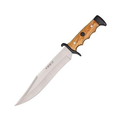 Nieto Cuchillo Cetreria Fixed Blade Knife SS Plain Bowie Blade Olive Wood handle NIE2403