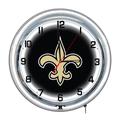 Imperial New Orleans Saints 18'' Neon Clock