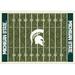 Imperial Michigan State Spartans 5'4'' x 7'8'' Home Field Rug