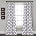 Bellagio Room Darkening Window Curtain Panels Navy Set 52X95 - Lush Decor 16T004200
