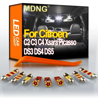 MDNG – ampoule Canbus de voiture pour citroën C2 C3 C4 Xsara Picasso DS3 DS4 DS5 2000-présent,