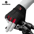 ROCKBROS-Gants de vélo demi-doigt en gel antichoc équipement de sport d'été VTT route équitation