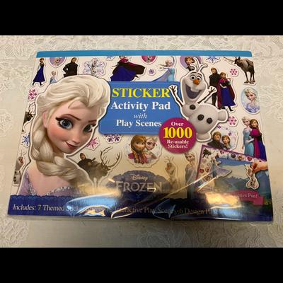 Disney Toys | Disney Frozen Elsa Sticker Activity Pad | Color: Blue/White | Size: Osg
