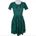 Lularoe Dresses | Lularoe Xs Teal Diamond Print Dress | Color: Blue/Green | Size: Xs