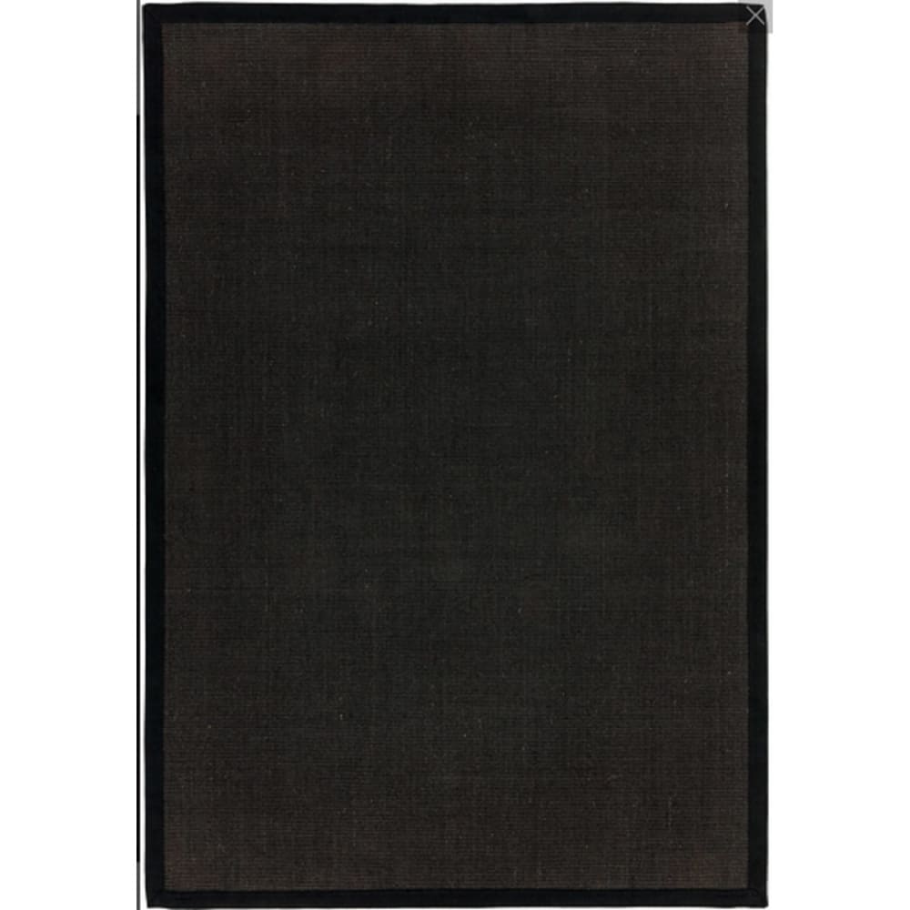 Tapis en fibre végétale noir 240x340 cm