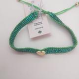 Kate Spade Jewelry | Kate Spade New Emerald Green With Gold Heart Brace | Color: Gold/Green | Size: 6" X 1/4"