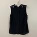 Michael Kors Tops | New Michael Kors Black Zippered Shoulder Top | Color: Black | Size: S