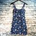 American Eagle Outfitters Dresses | 5/$30american Eagle | Flirty Floral A-Line Sundress | Color: Blue/Pink | Size: Sj