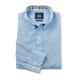 Savile Row Company Pale Blue Linen-Blend Shirt M Standard