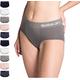 Reebok Women's Underwear - Seamless Microfiber Brief Panties (10 Pack), Size Large, Navy/Grey/White/Pink