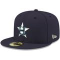 Men's New Era Navy Houston Astros White Logo 59FIFTY Fitted Hat