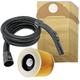 SPARES2GO 2m Hose + Filter + 10 Bags for Karcher Vacuum Cleaners
