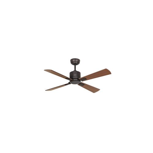 Deckenventilator Eco Neo III 103 BZ Schwarz / Teak Holzfarben 103