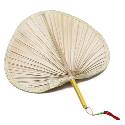 Ventilateur Portable en bambou tissé à la main répulsif anti-moustique d'extérieur en forme de