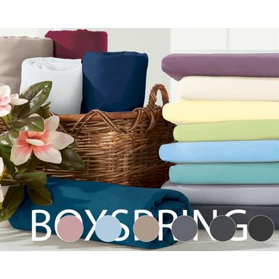 schlafgut Jersey-Elasthan Boxspring-Spannbetttücher 140/200 - 160/220 cm / titan 556 Image