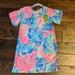 Lilly Pulitzer Dresses | Lilly Pulitzer Mini Linden Dress Size L(8-10) Nwt. | Color: Blue/Pink | Size: Lg