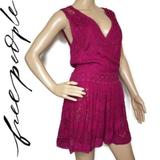 Free People Dresses | Free People In Bloom Fuchsia Purple Pink Dress Sm | Color: Pink/Purple | Size: S