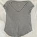 American Eagle Outfitters Tops | American Eagle Soft & Sexy Tee | Color: Gray/White | Size: S