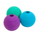 Natural Rubber Balls Dog Toys, Large, Pack of 3, Assorted