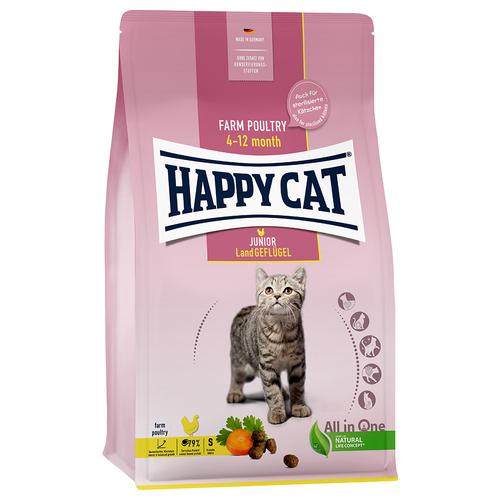 4kg Happy Cat Young Junior Land-Geflügel Katzenfutter trocken
