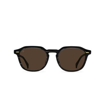 Raen Clyve Licorice / Vibrant Brown Polarized Sunglasses