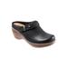 Wide Width Women's Marquette Mules by SoftWalk in Black (Size 8 W)