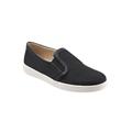 Wide Width Women's Alright Sneakers by Trotters in Black (Size 9 W)