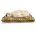 East Urban Home Ambesonne Safari Pet Bed, Animals Pattern Silhouette Exotic Fauna Frame Vintage Illustration | 24 H x 39 W x 5 D in | Wayfair