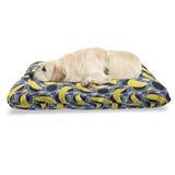 East Urban Home Ambesonne Colorful Pet Bed, Repetitive Banana Pop Art Pattern w/ Retro Background | 24 H x 39 W x 5 D in | Wayfair