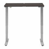 Ebern Designs Danyla Height Adjustable Standing Desk Wood in Gray | 28.17 H x 47.6 W x 23.35 D in | Wayfair FF96D1E3FCBA410B8BFCF60D8619AAAE