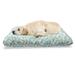 East Urban Home Ambesonne Flower Pet Bed, Flowers Leaves Vintage Style Classic Nostalgia Summertime Art | 24 H x 39 W x 5 D in | Wayfair