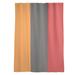 East Urban Home Tampa Bay Football Stripes Sheer Rod Pocket Single Curtain Panel Sateen in Orange/Gray | 53 H in | Wayfair