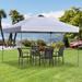 Outsunny 10' x 10' Pop Up Canopy Tent, Instant Sun Shelter for Outdoor, Garden, Patio /Soft-top in White | 100.8 H x 117.6 W x 117.6 D in | Wayfair