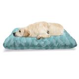 East Urban Home Ambesonne Wave Pet Bed, Simple Curls Abstract Underwater Geometric Shapes Illustration | 24 H x 39 W x 5 D in | Wayfair